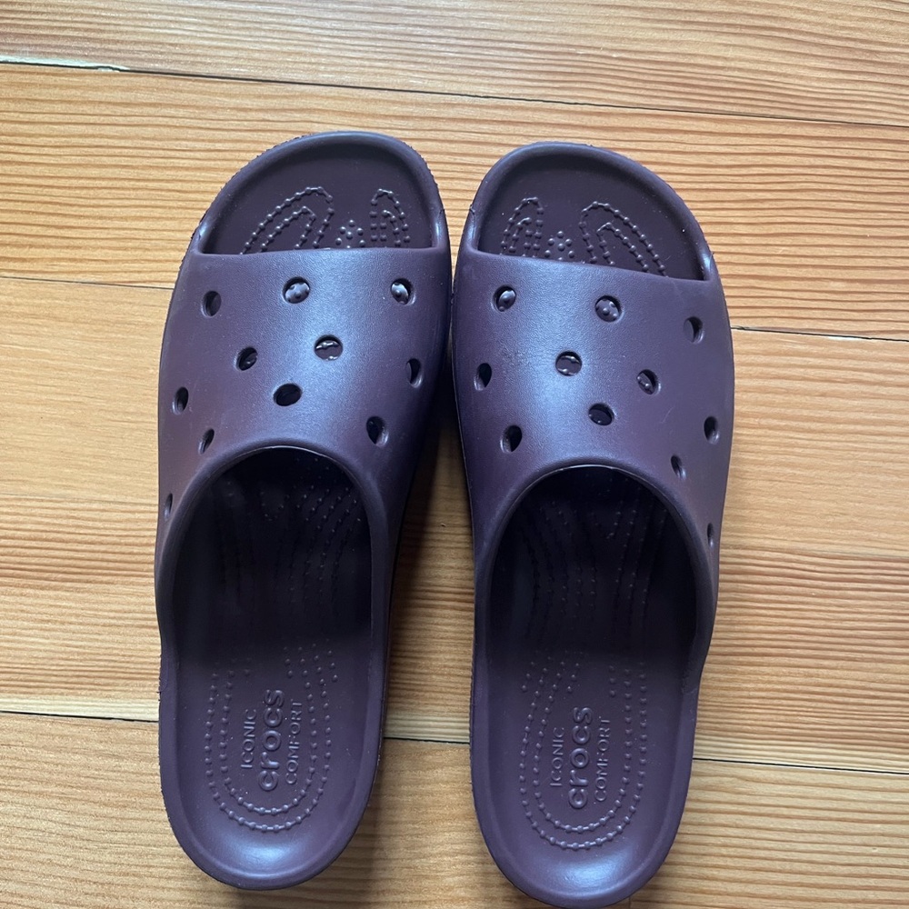 CROCS Women's Sandals in Dark Purple